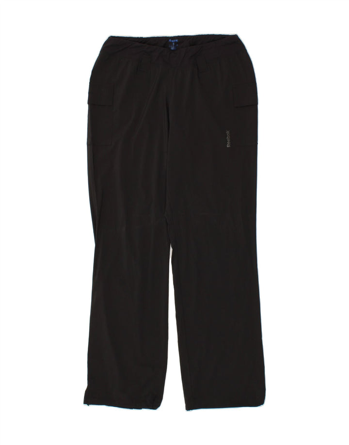 REEBOK Womens Tracksuit Trousers UK 8/10 Small  Black Vintage Reebok and Second-Hand Reebok from Messina Hembry 