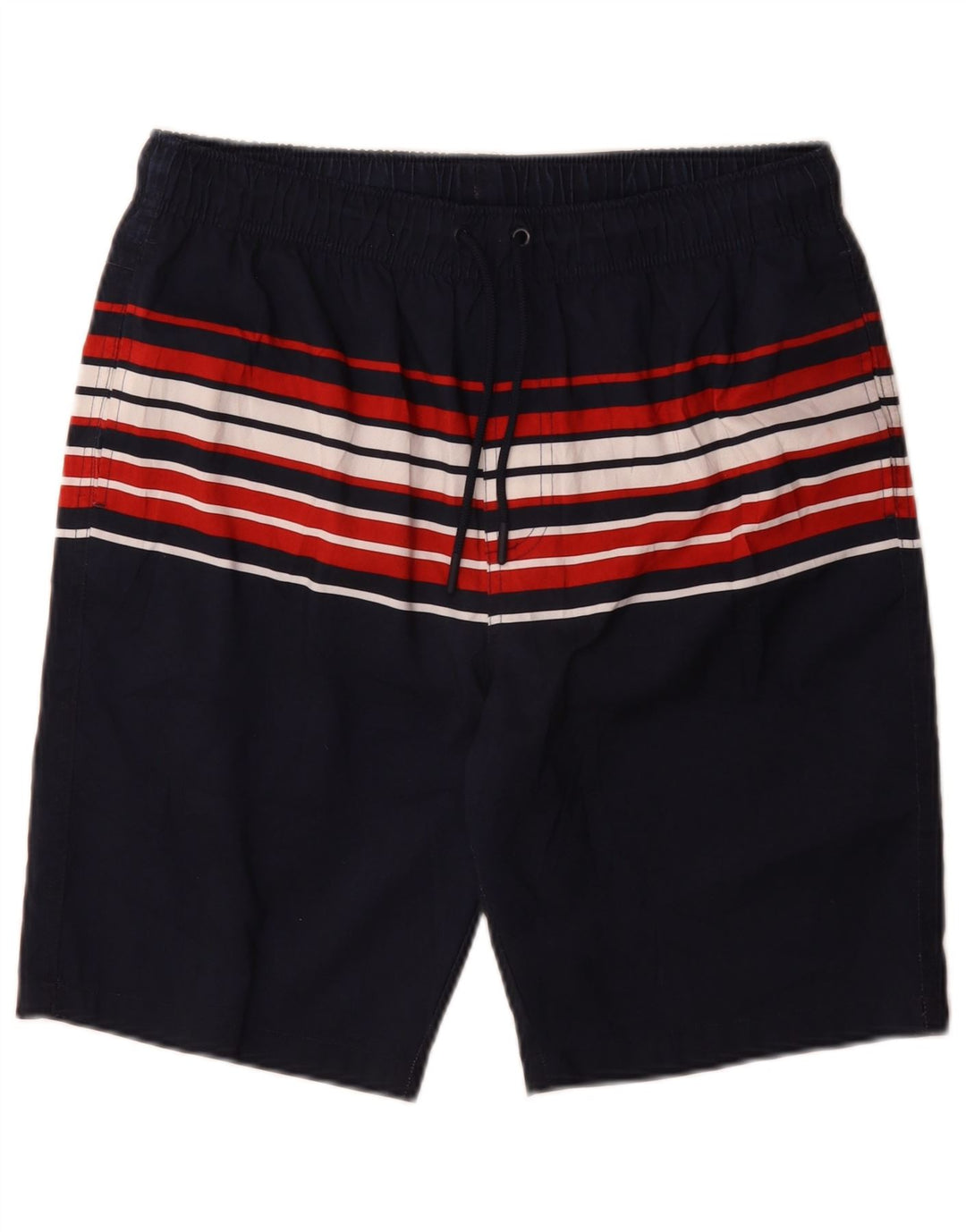 Marks & Spencer Badeshorts til mænd Medium marineblå stribet polyester