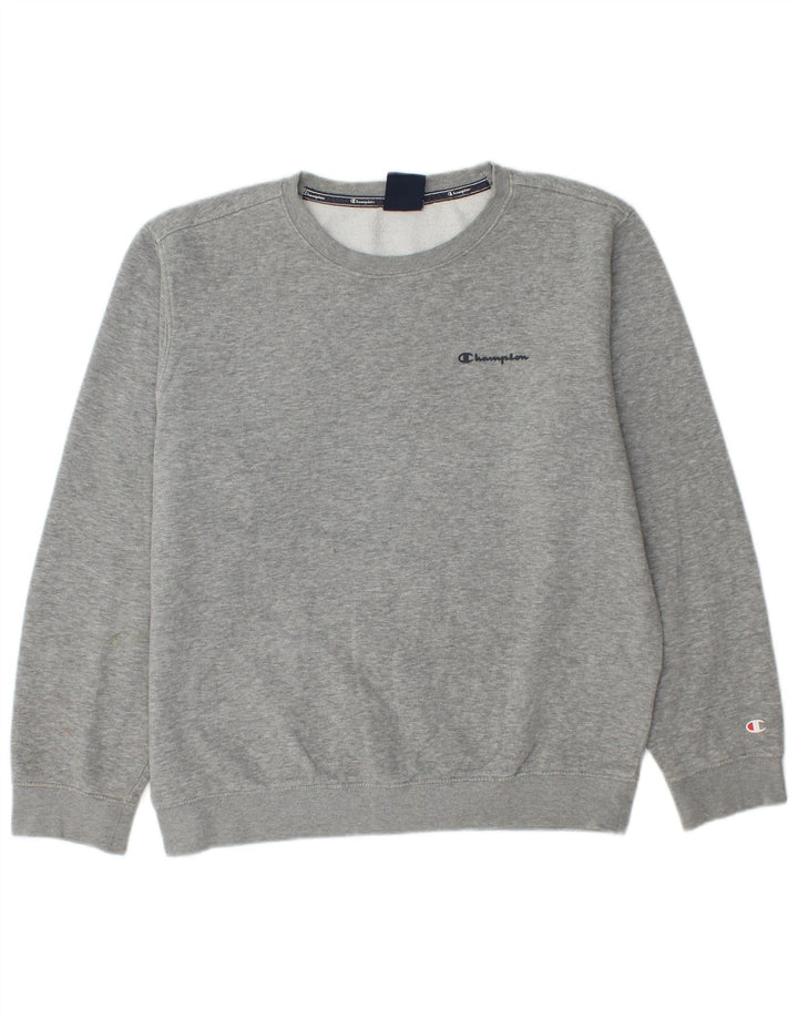 CHAMPION Sudadera Jumper para Hombre Algodón Gris Medio