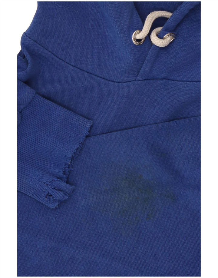 Ellesse Mens Graphic Hoodie Jumper Medium Blue Cotton