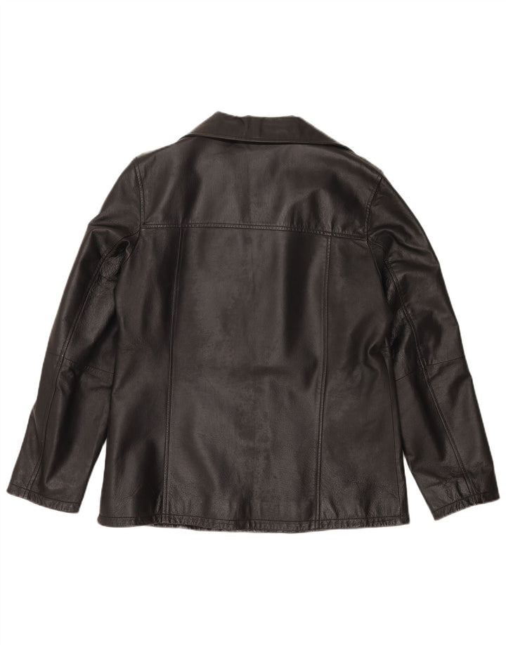 Conbipel Womens Leather Jacket IT 48 XL Black Leather
