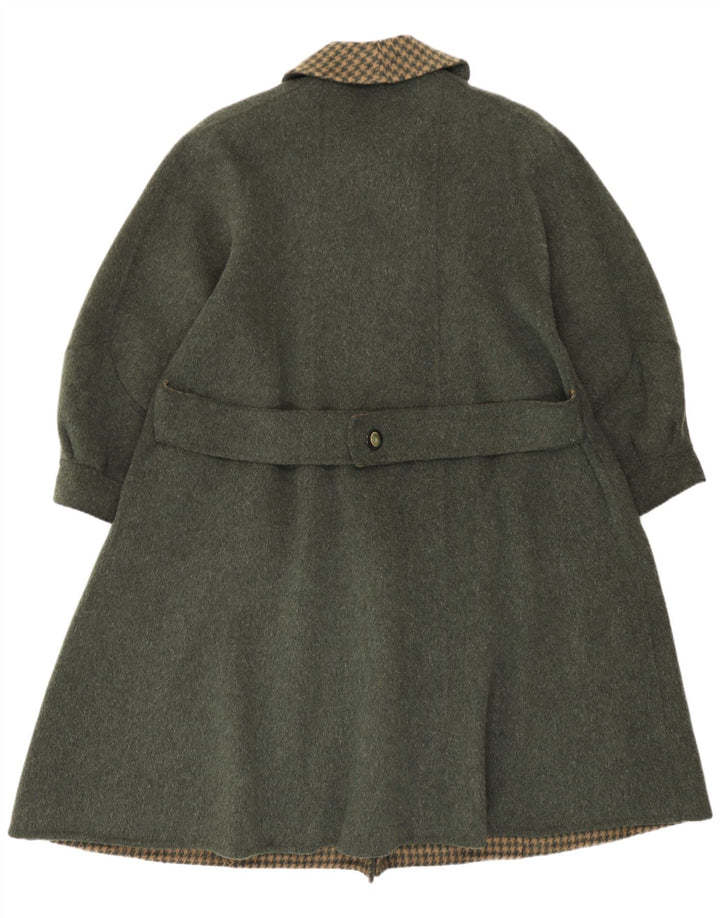 Vintage Womens Overcoat IT 44 Medium Green