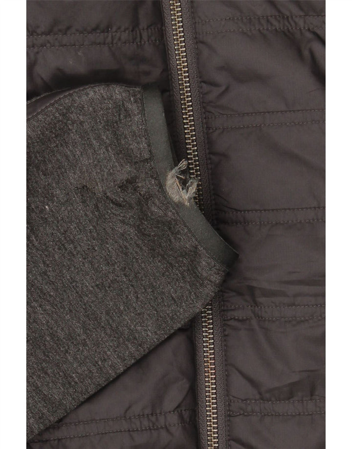 Adidas Mens Padded Jacket UK 42 XL Black Polyester