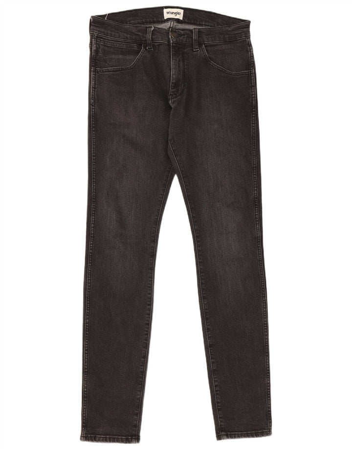 Wrangler Mens Bryson Slim Jeans W30 L34 Grey Cotton