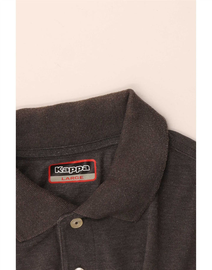 Kappa Mens Polo Shirt Large Grey