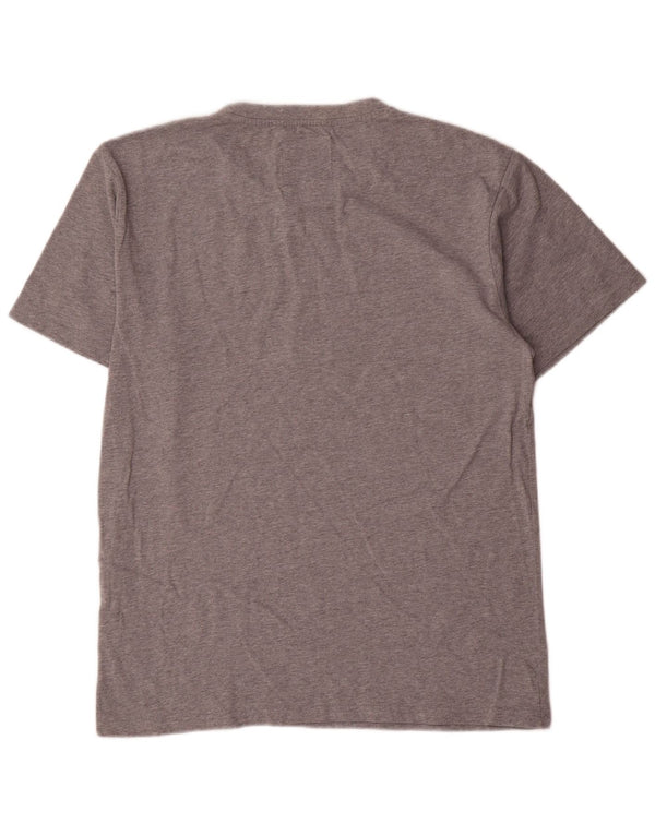 Champion Mens Graphic T-Shirt Top Large Grey Cotton