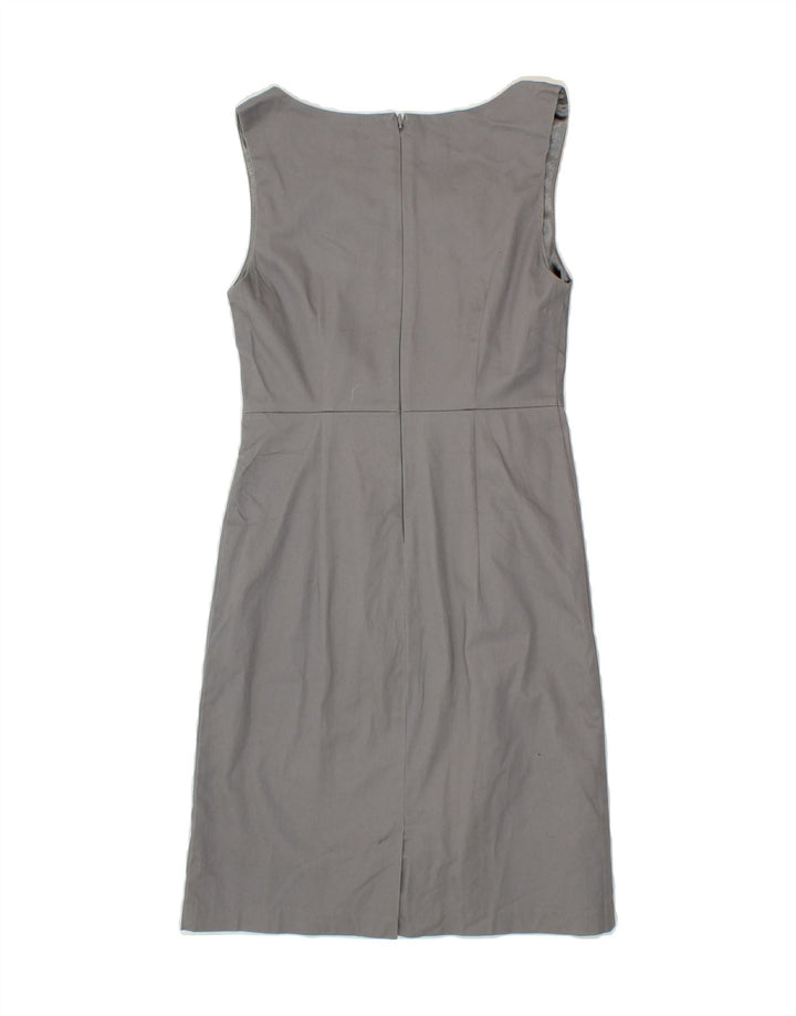 MOSSIMO Womens Sleeveless Sheath Dress US 4 Small Grey Cotton Vintage Mossimo and Second-Hand Mossimo from Messina Hembry 