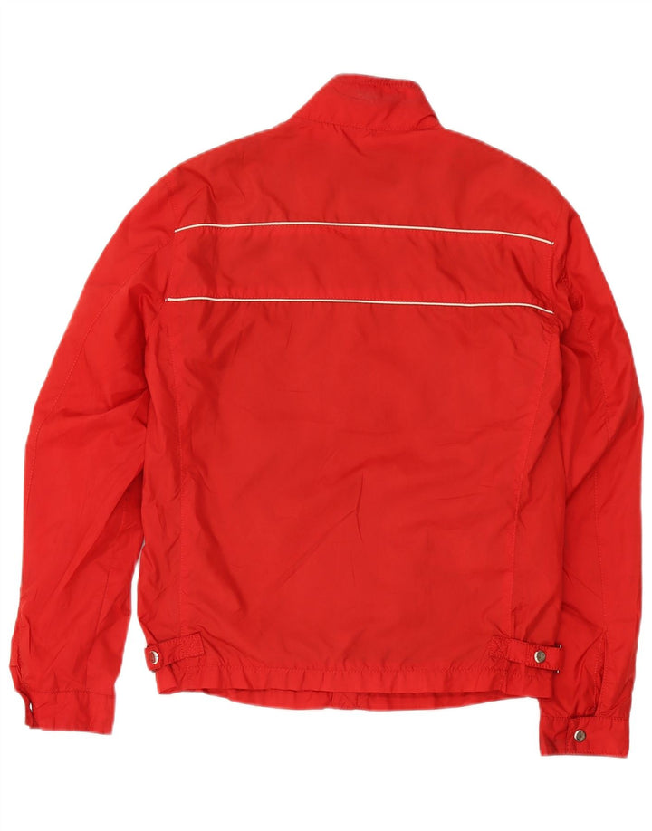 Zara Mens Tracksuit Top Jacket Small Red Polyester