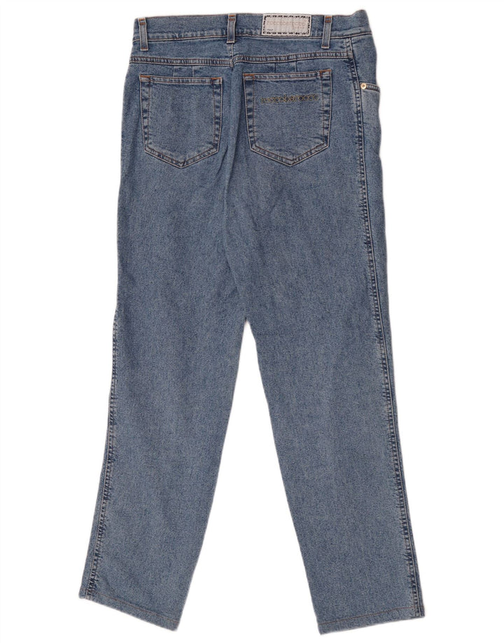 Roccobarocco Womens Straight Jeans W34 L29 Blue