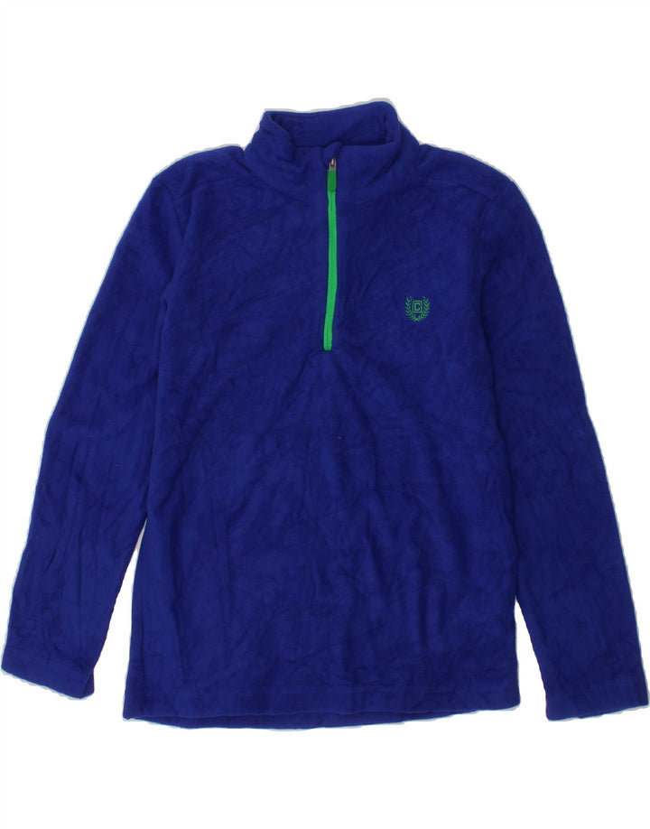 CHAPS Boys Fleece Jumper 6-7 Years Navy Blue Polyester Vintage Chaps and Second-Hand Chaps from Messina Hembry 
