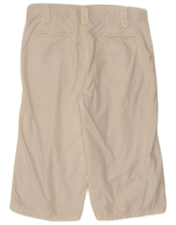 TOMMY HILFIGER Mens Graphic Bermuda Shorts Medium W32 White Cotton