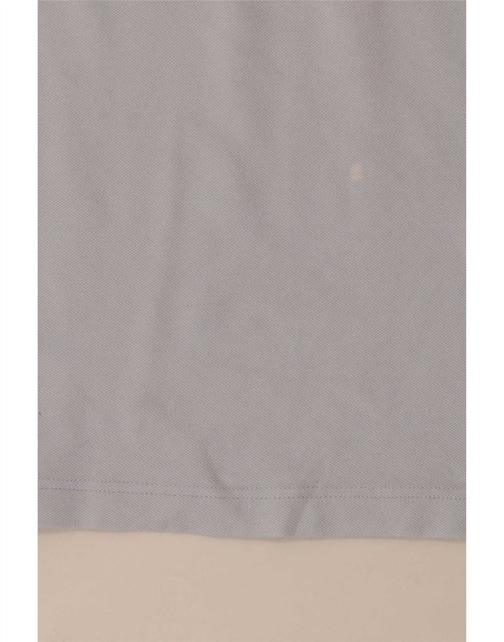 Fred Perry Mens Polo Shirt Medium Blue Striped Cotton
