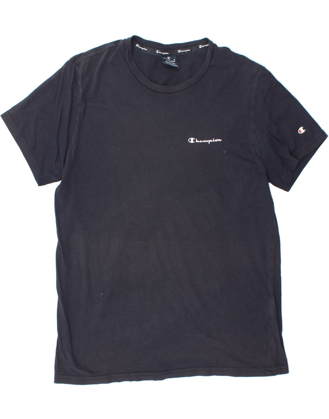 CHAMPION Mens T-Shirt Top Large Navy Blue Vintage Champion and Second-Hand Champion from Messina Hembry 