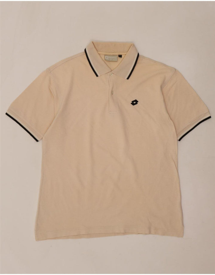Lotto Mens Polo Shirt Large Pink