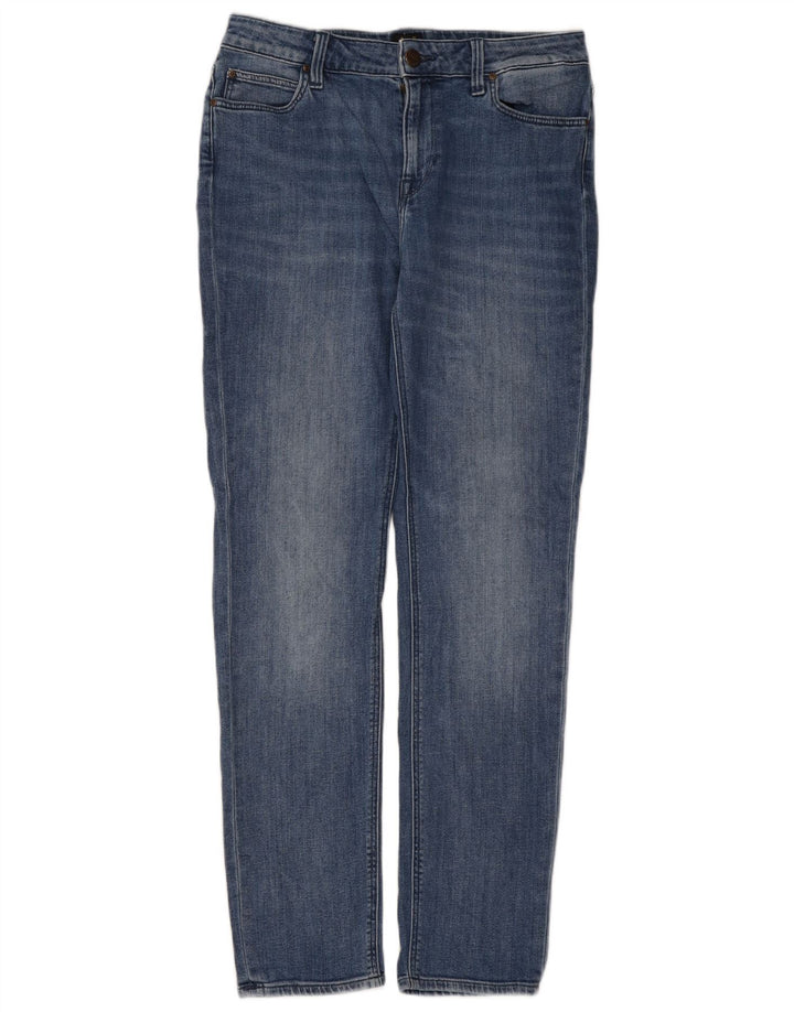 Lee Womens Elly Slim Jeans W30 L31 Blue Cotton