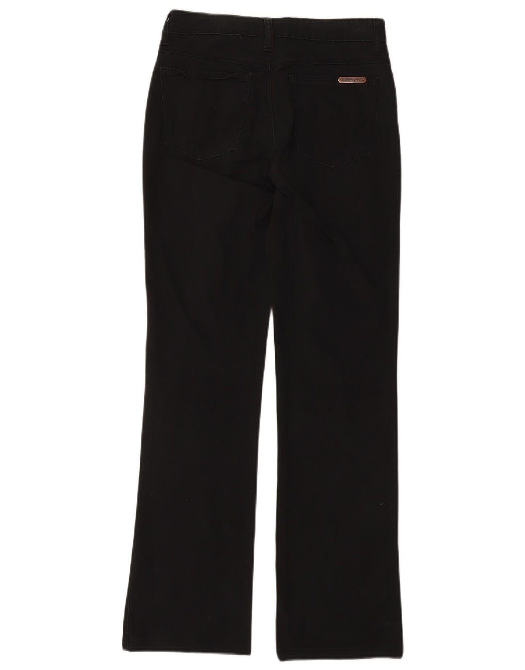 WRANGLER Womens Bootcut Jeans W28 L30 Black Cotton