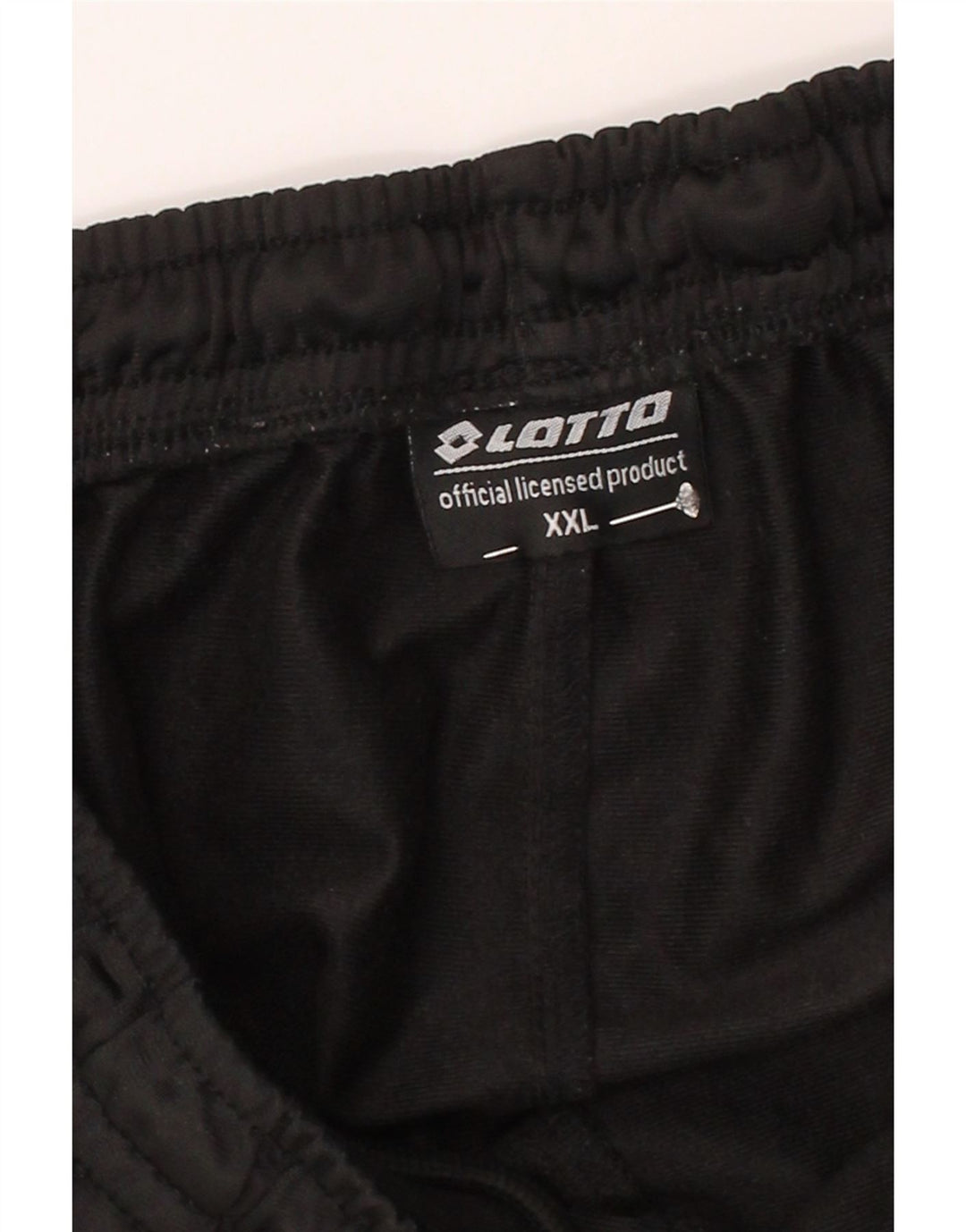 LOTTO Mens Tracksuit Trousers Joggers 2XL Black Polyester Vintage Lotto and Second-Hand Lotto from Messina Hembry 