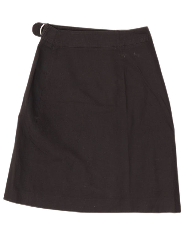 Gonna a portafoglio da donna Trevira W32 grande poliestere nero
