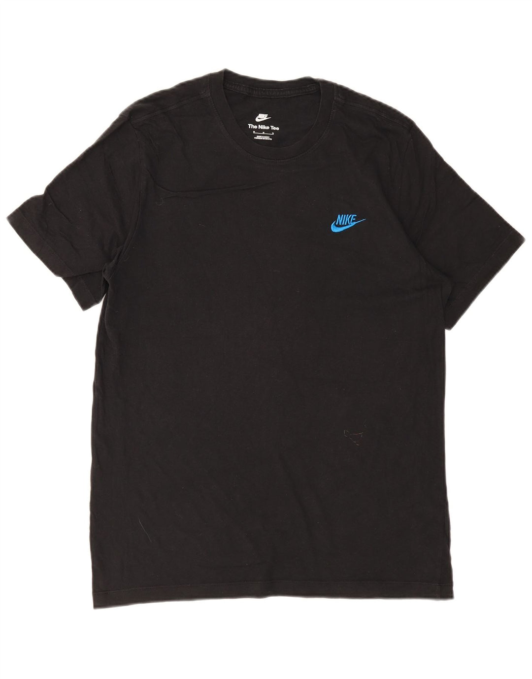 NIKE Mens T-Shirt Top Medium Black Cotton
