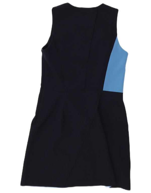 Next Womens Sleeveless Sheath Dress UK 14 Large Navy Blue Colourblock