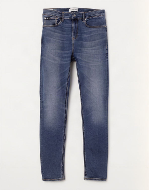 Calvin Klein Mens Skinny Jeans W32 L32 Blue Cotton