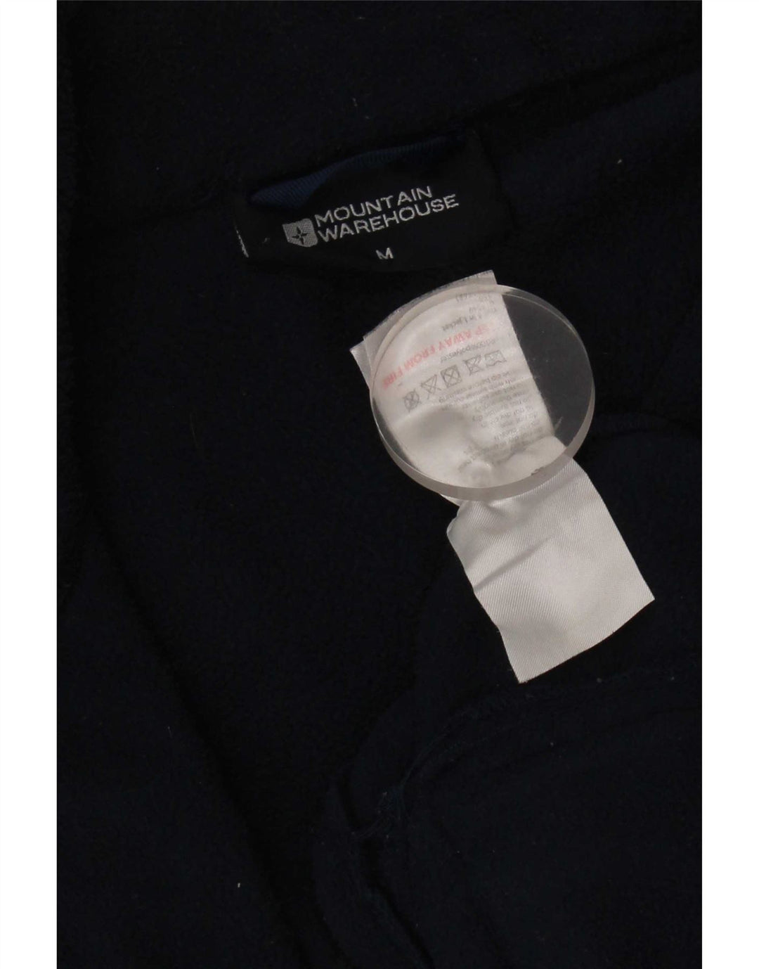 Mountain Warehouse Mens Fleece Jacket UK 38 Medium Navy Blue Polyester