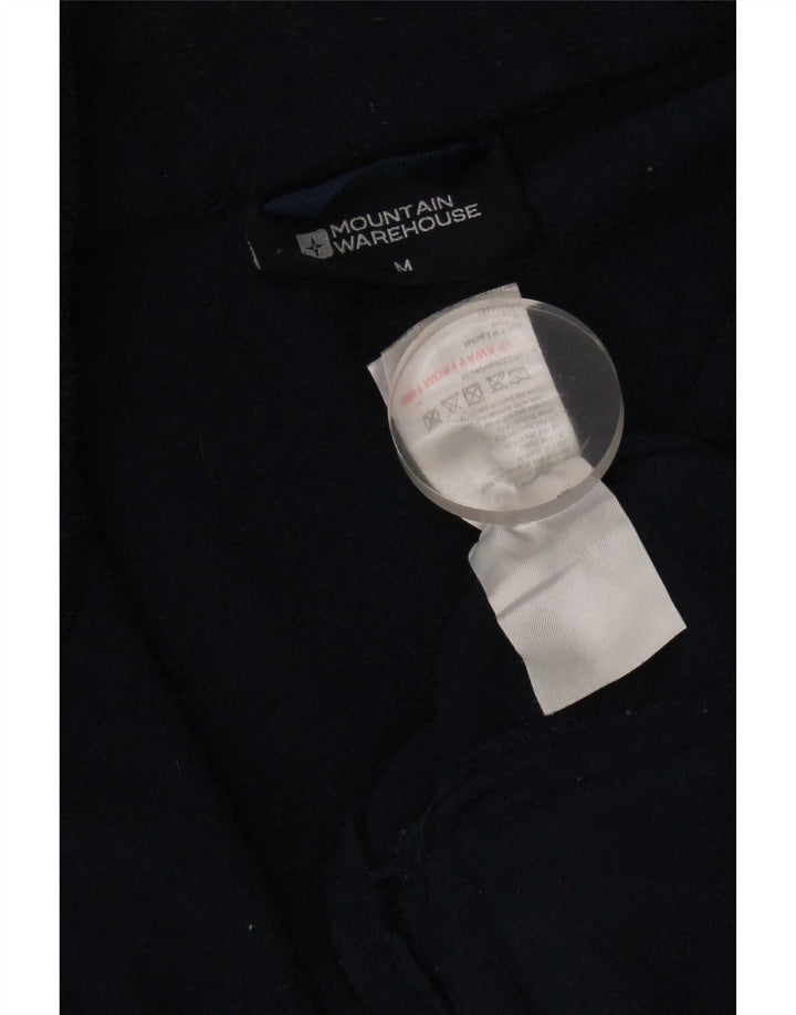 Mountain Warehouse Mens Fleece Jacket UK 38 Medium Navy Blue Polyester