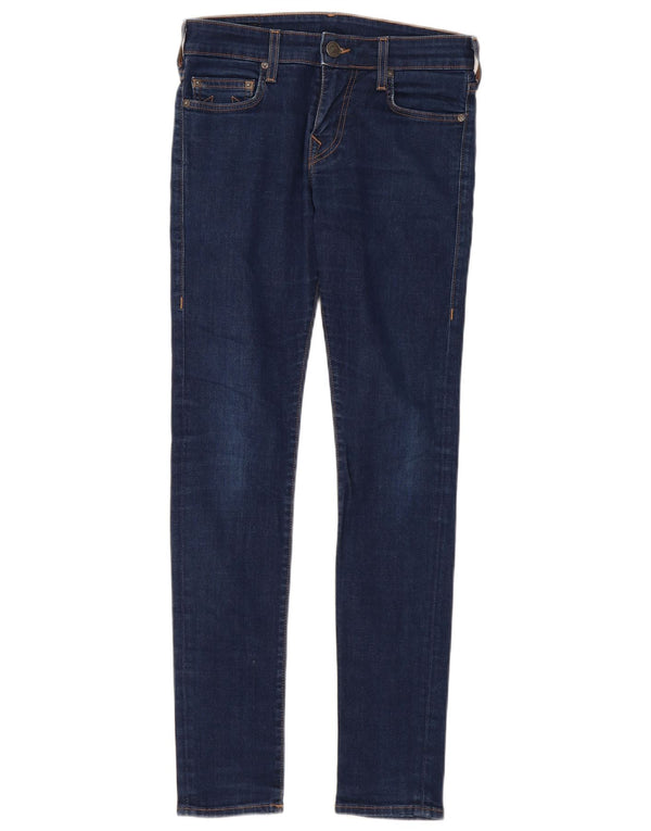 True Religion Damen Skinny Jeans W30 L32 Blaue Baumwolle