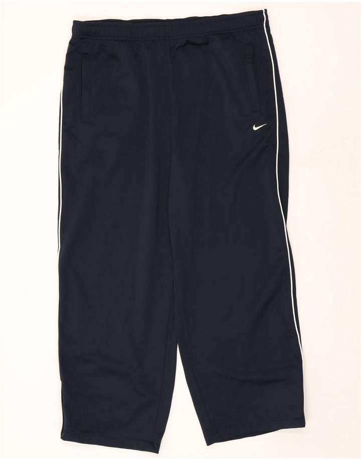 Pantaloni da tuta Nike da uomo XL in poliestere blu navy