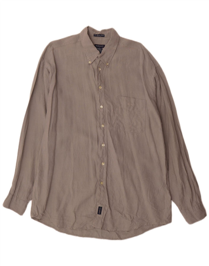 Gant Chemise Homme XL Gris Lin
