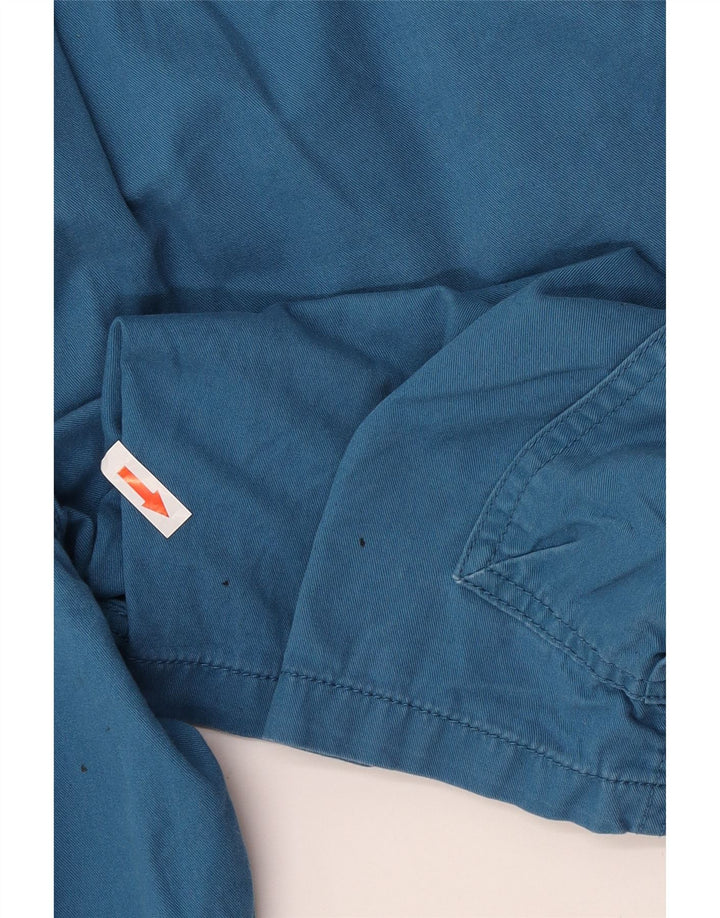Mountain Warehouse Mens Cargo Shorts W34 Large Blue Cotton