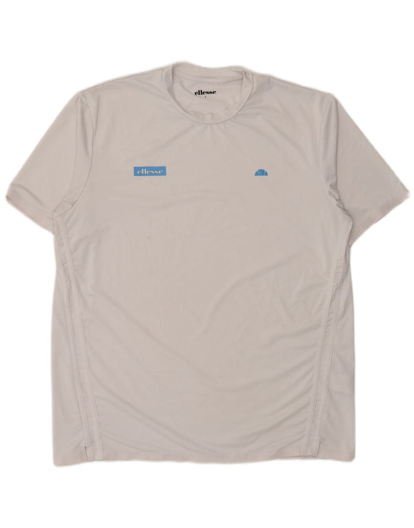 Ellesse T-Shirt Homme Haut Large Blanc Polyester