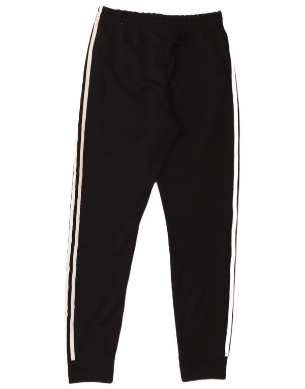 Adidas Mens Tracksuit Trousers Joggers Small Black Polyester