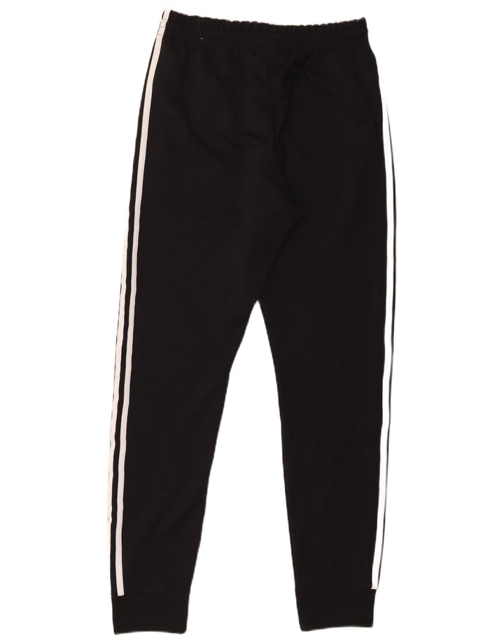 Adidas Mens Tracksuit Trousers Joggers Small Black Polyester