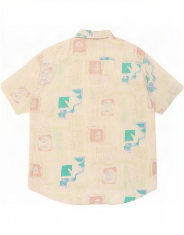 Rob Roy Chemise à manches courtes pour hommes Grand géométrique multicolore