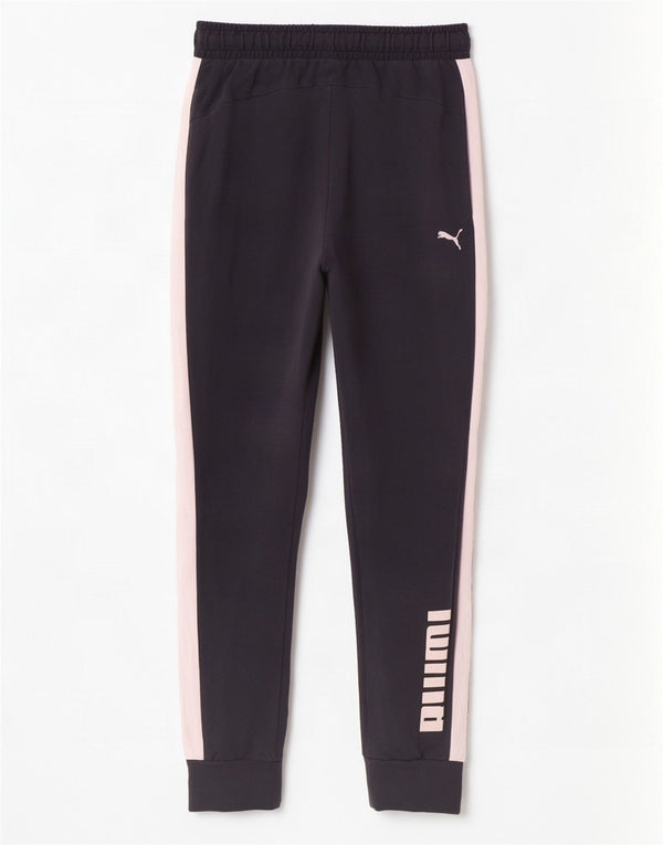 Puma Damen Trainingshose Jogger UK 10 Small Black Colourblock
