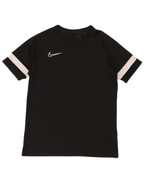Nike Garçon Dri Fit T-Shirt Top 13-14 ans XL Noir Colorblock