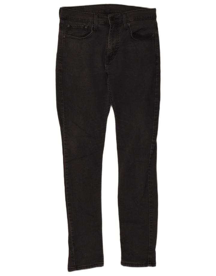 Levi's Slim Jeans til mænd W30 L32 sort bomuld