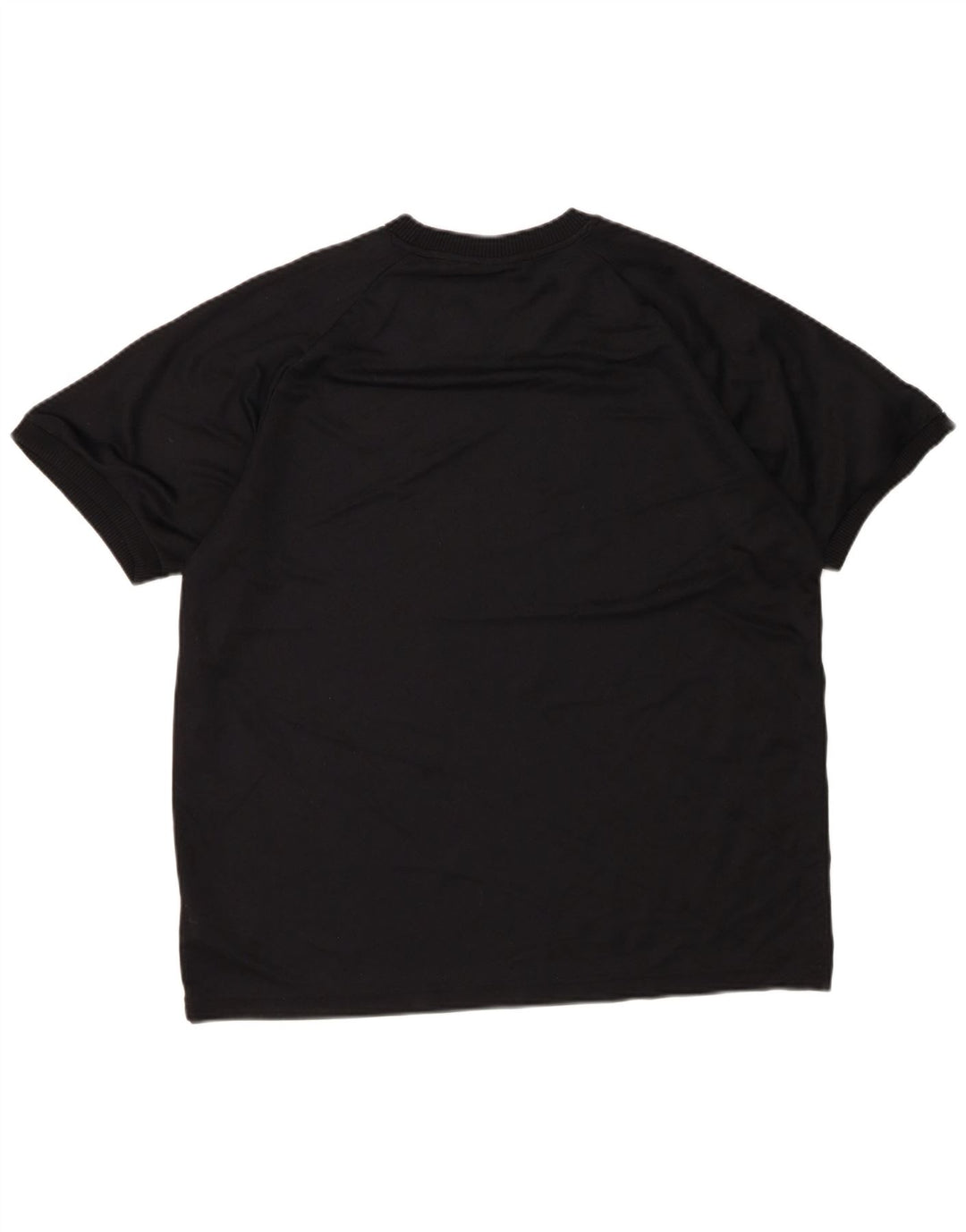 ADIDAS Mens T-Shirt Top Large Black Polyester