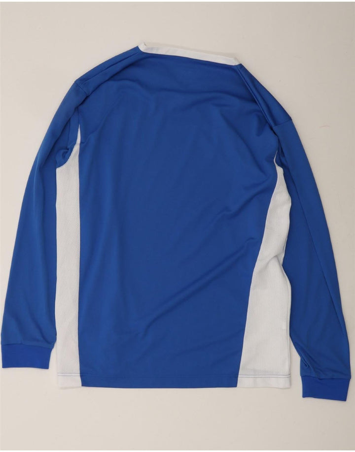 PUMA Mens Top Long Sleeve XL Blue Colourblock Polyester Vintage Puma and Second-Hand Puma from Messina Hembry 