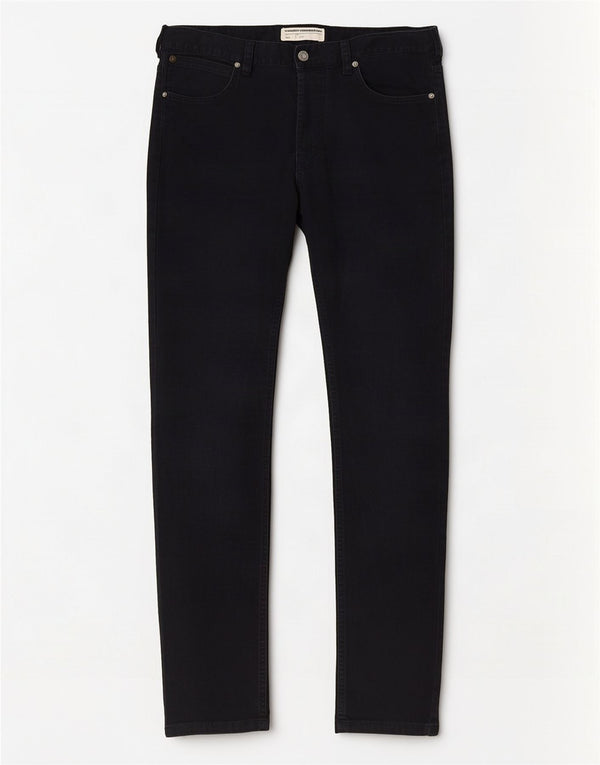 French Connection Mens Slim Casual Trousers W32 L31 Navy Blue Cotton