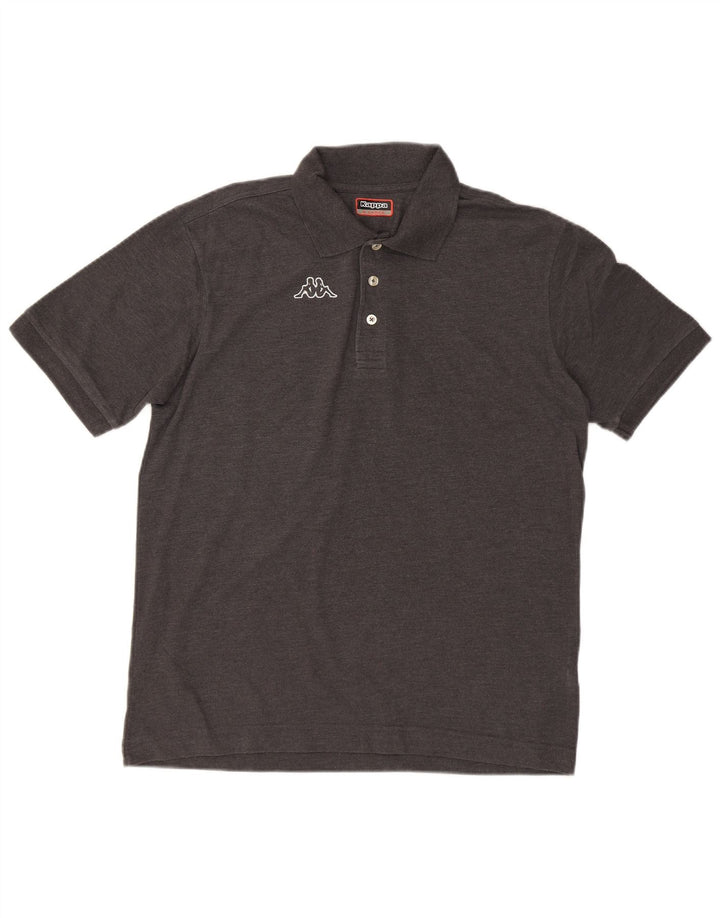 KAPPA Mens Polo Shirt XL Grey Cotton