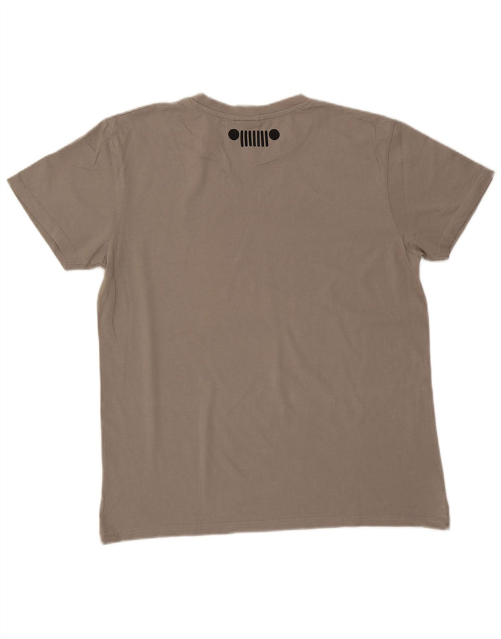 Jeep Mens Graphic T-Shirt Top XL Grey