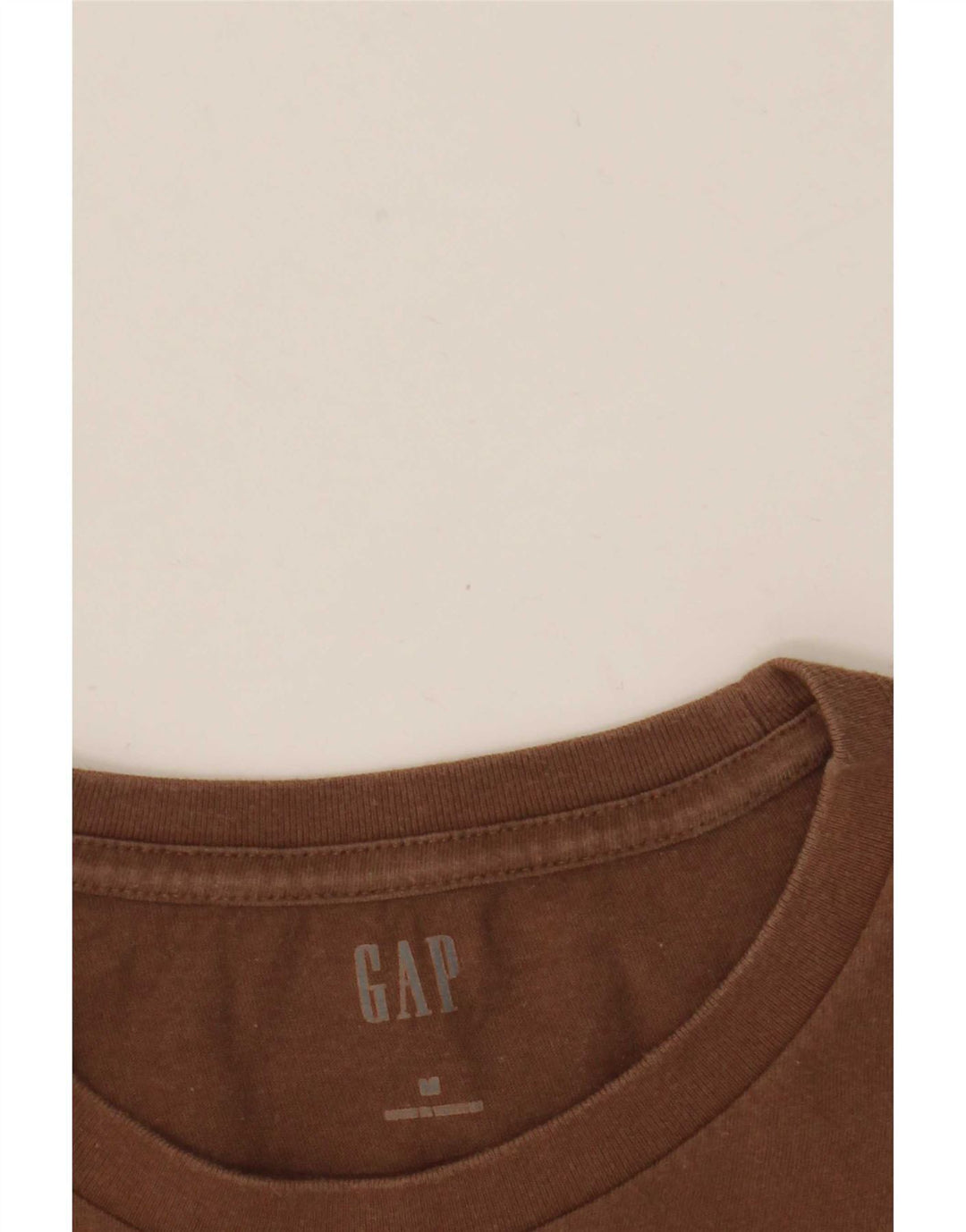 Gap Herre Grafisk T-Shirt Top Medium Brun
