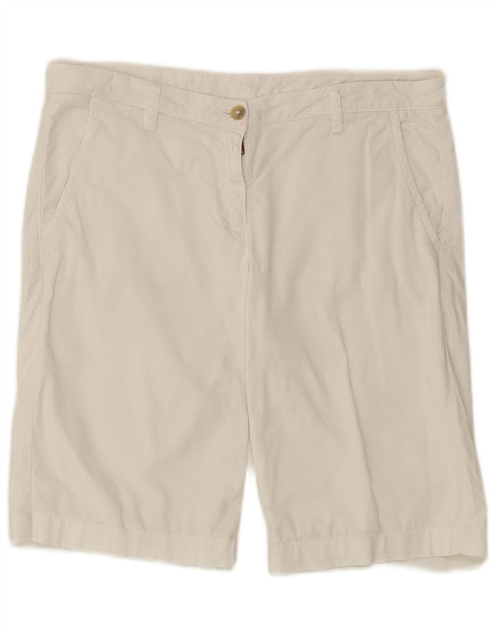 Kappa Womens Chino Shorts EU 40 Medium W32  White Cotton