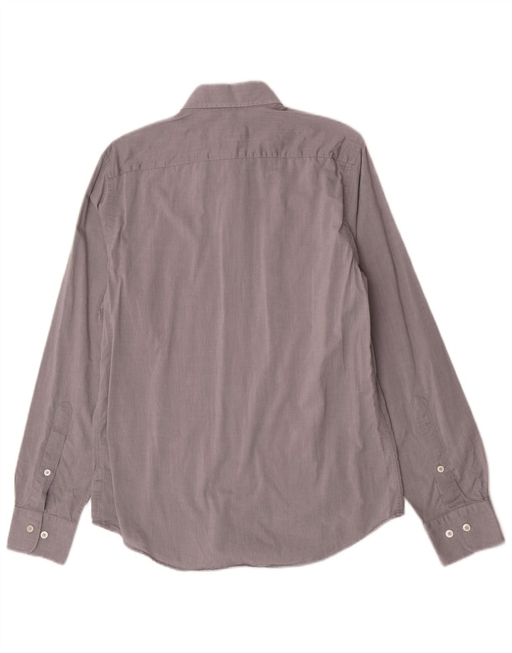 Marlboro Classics Mens Slim Fit Shirt Medium Grey