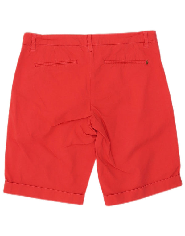 Shorts Chino feminino Conte of Florence IT 42 médio W30 algodão vermelho