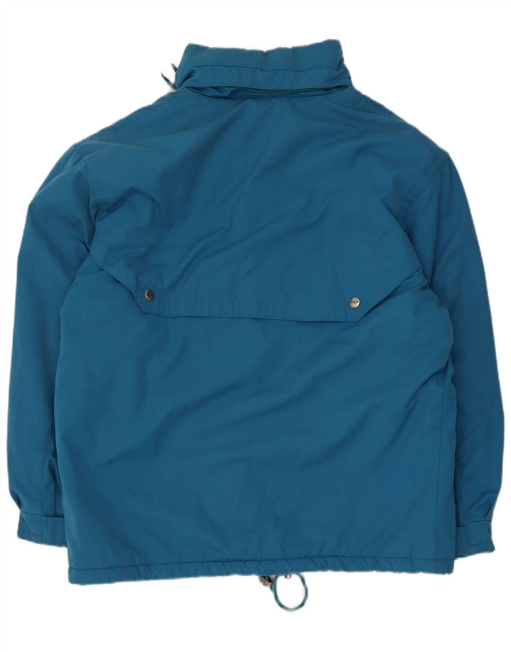 Giacca a vento con cappuccio da uomo Fila UK 40 Large Blu in poliestere