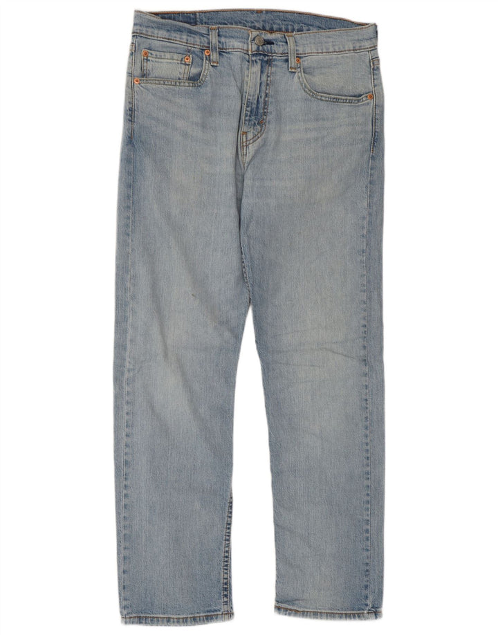 Levi's Womens 502 Straight Jeans W32 L27 Blue Cotton