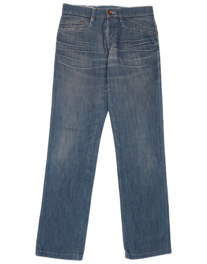 Gas Womens Straight Jeans W32 L32 Blue Cotton